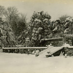 Summerfields House in snow