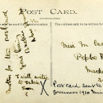 Dining room - reverse of card