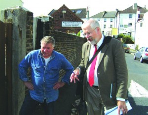 Bill Third and Andrew Cartwright in Cornfield Terrace