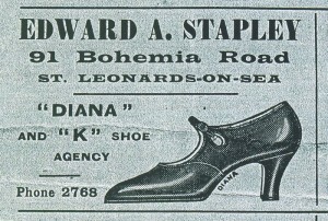 Stapley Shoe Shop advertisement