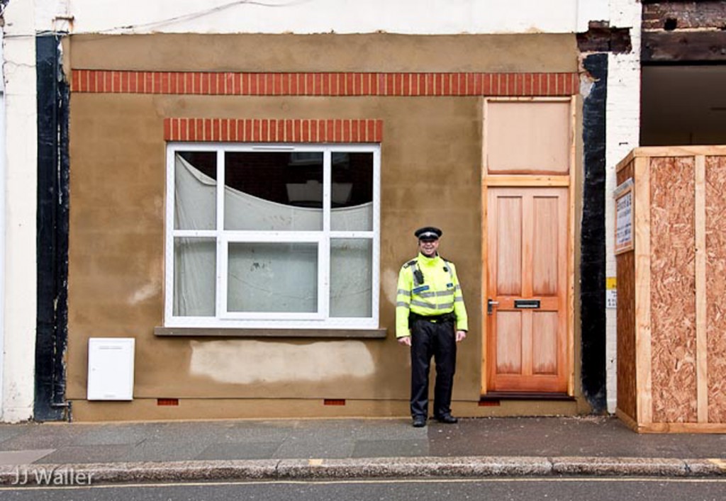 Andy Hubbard, PCSO, photographed by J J Waller, 2009