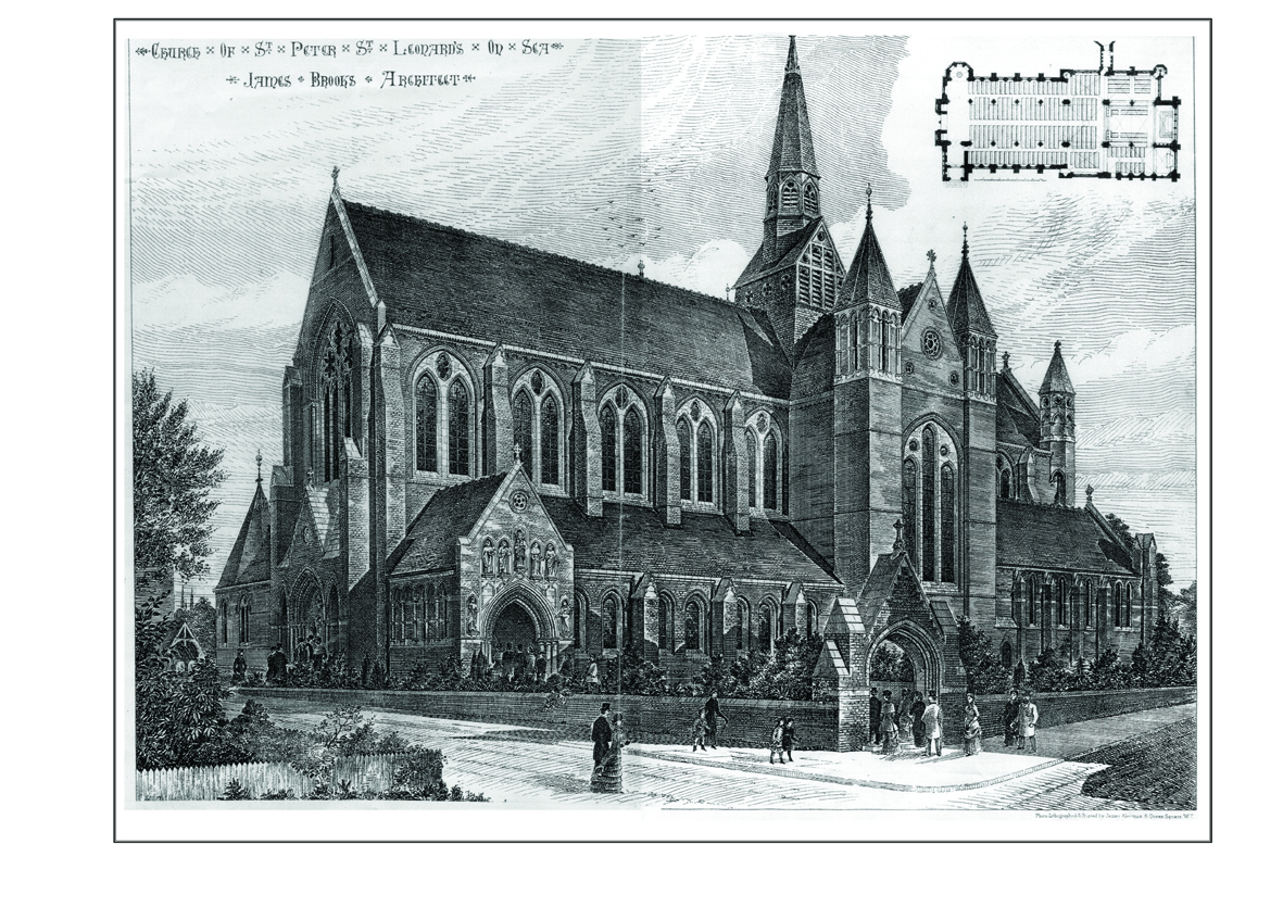 St Peter's Church - architect's drawing 