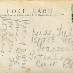 5. Reverse of 4. Franked 5 Jul 1911.