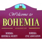 Bohemia New York town sign