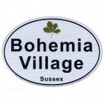 Bohemia Village Car Sticker