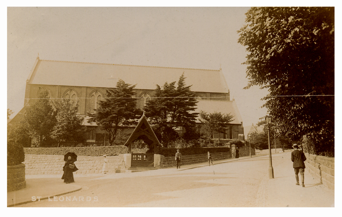 Reverse of photo: "Mrs Elliot coming down Chapel Park. Carol Elliot, widow" [Photo supplied by Don Ray]. Published by the Photographer F N Broderick, Ryde, I.W.