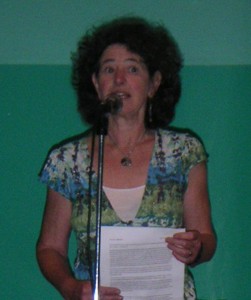 Carolyn Markson of St Leonards Writers, 2011