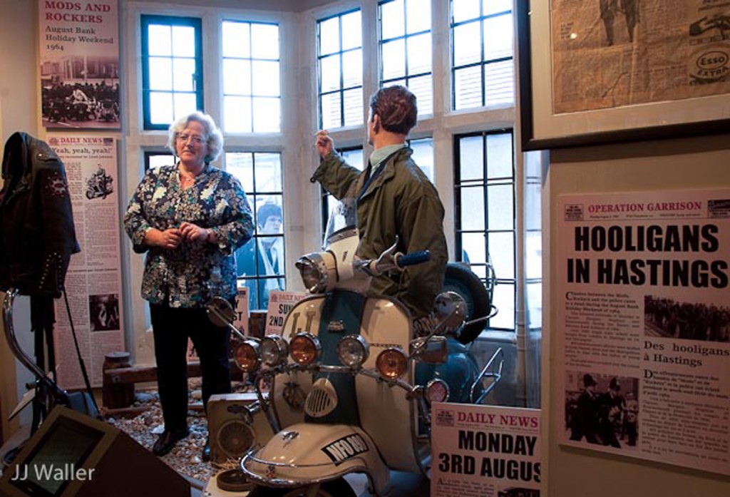 Cathy Walling at Hastings Museum photographed by J J Waller, 2009