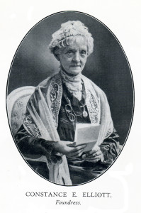 Constance E Elliott, foundress of St Peter's Church. 'Blanche'