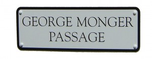 George Monger sign