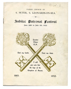St Peter's Jubilee Patronal Festival 1935