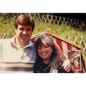 June Hudson and Emlyn Hughes 1982