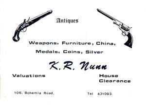 K R Nunn (advert June 1987)