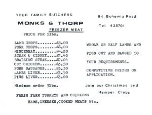 Monks & Thorp (advert June 1987)