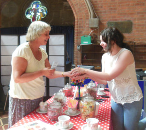 Pauline Bacon (left) & Chloe Laskey