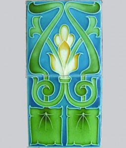 Art nouveau tiles