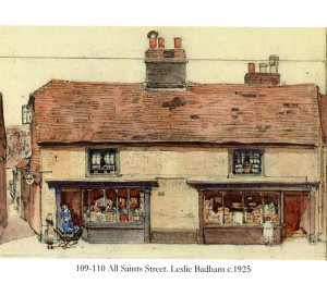 All Saints Street - Leslie Badham 1925