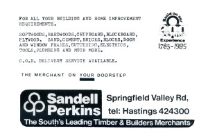 Sandell Perkins (advert June 1987)