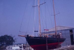 The Scarab at Cobbs Quay, Hamworthy, Poole, 1968.