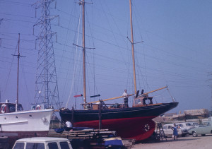 The Scarab at Cobbs Quay, Hamworthy, Poole, 1968.