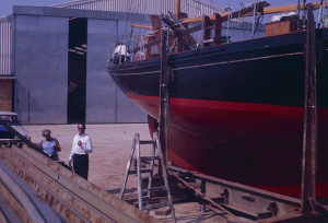 The Scarab at Cobbs Quay, Hamworthy, Poole, 1968.