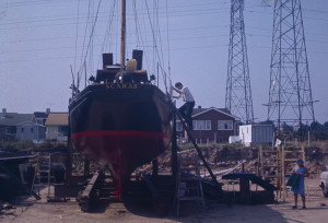 The Scarab at Cobbs Quay, Hamworthy, Poole, 1968.