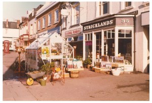 Stricklands' shop in the 1970s