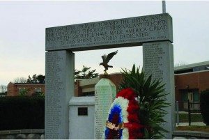 War memorial in Bohemia New York, at the corner of Church Street and Smithtown Avenue. (Diane Haberstroh)